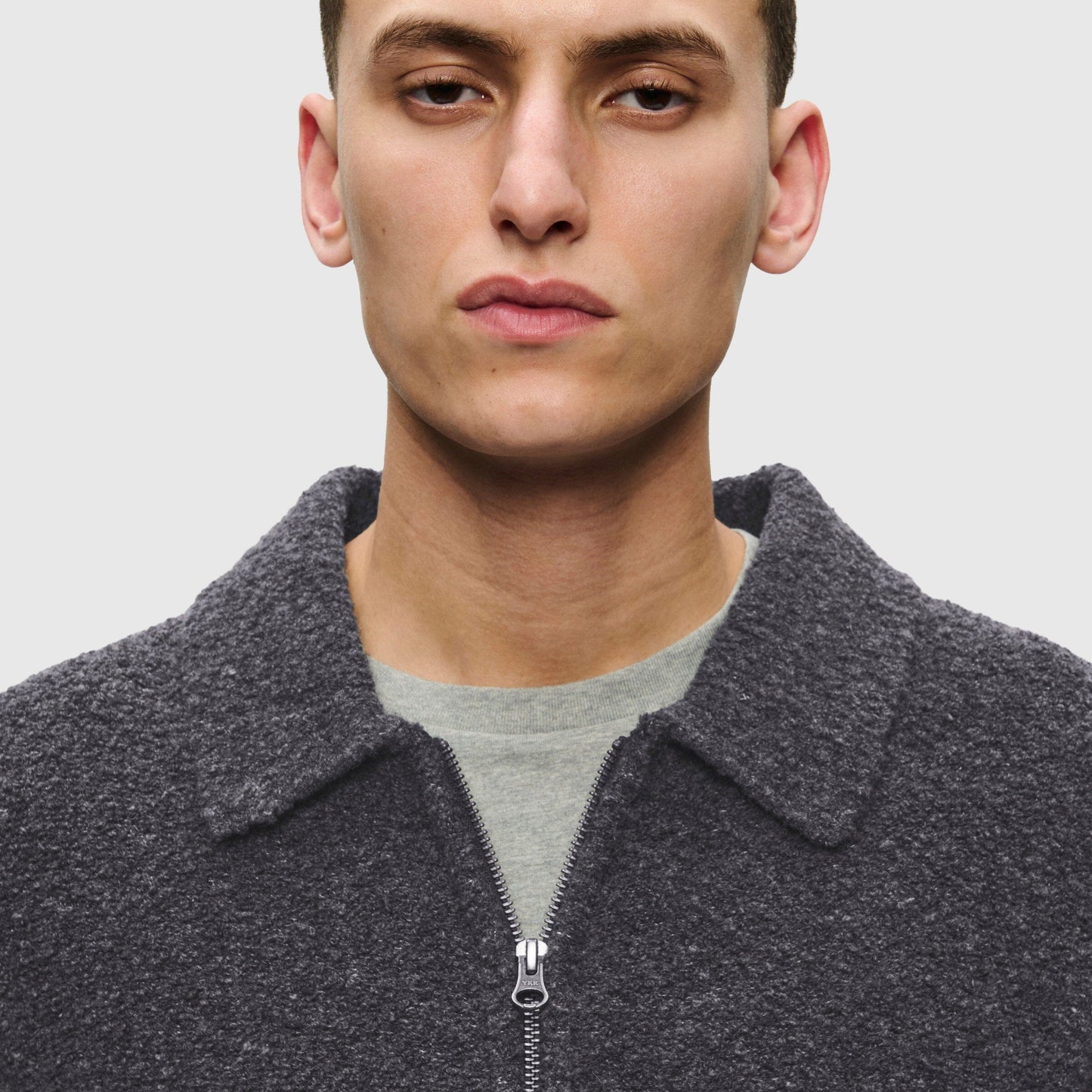 Wood Wood Andy Cardigan - Black Sand Knitwear Wood Wood 