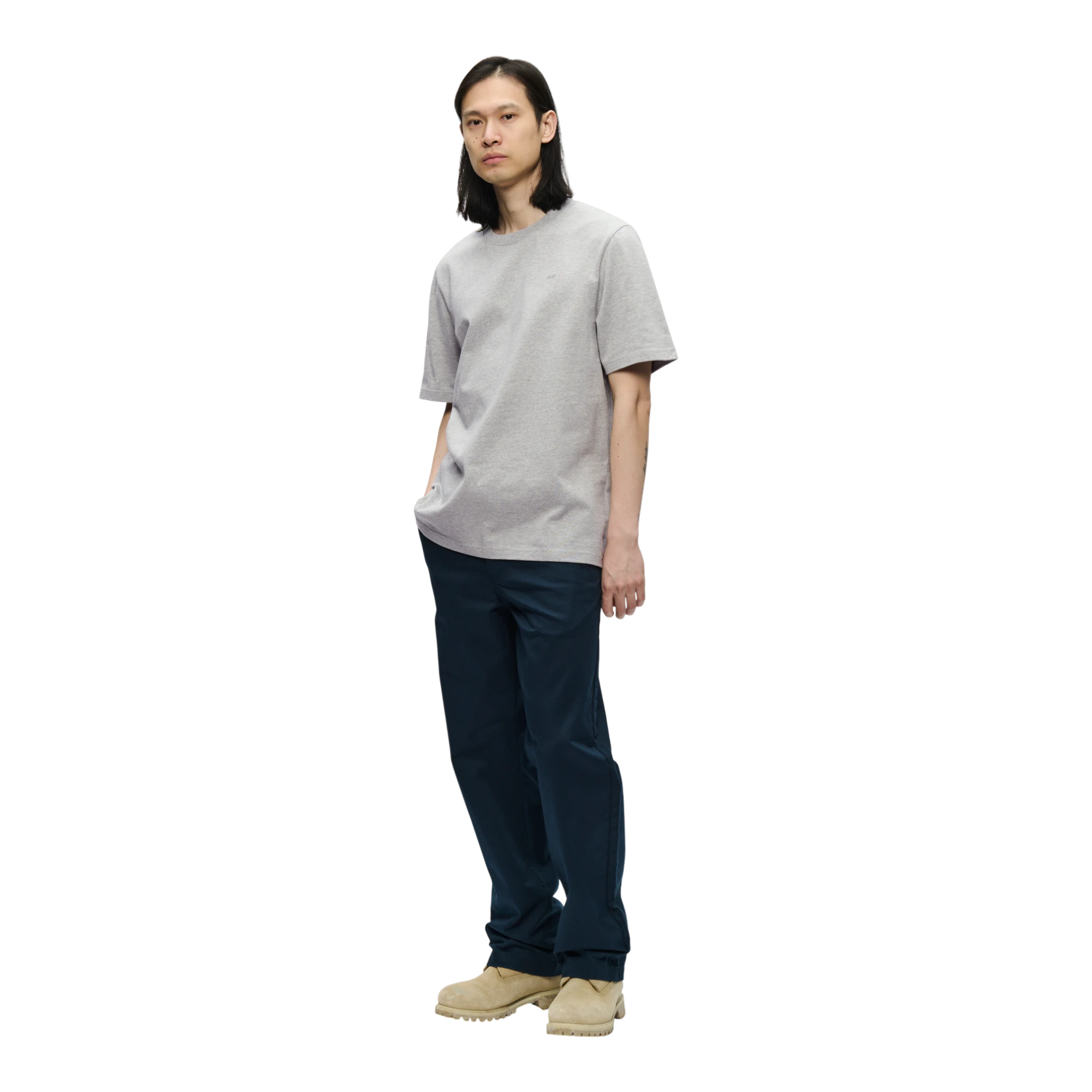 Wood Wood Bobby T-shirt - Grey T-shirt Wood Wood 