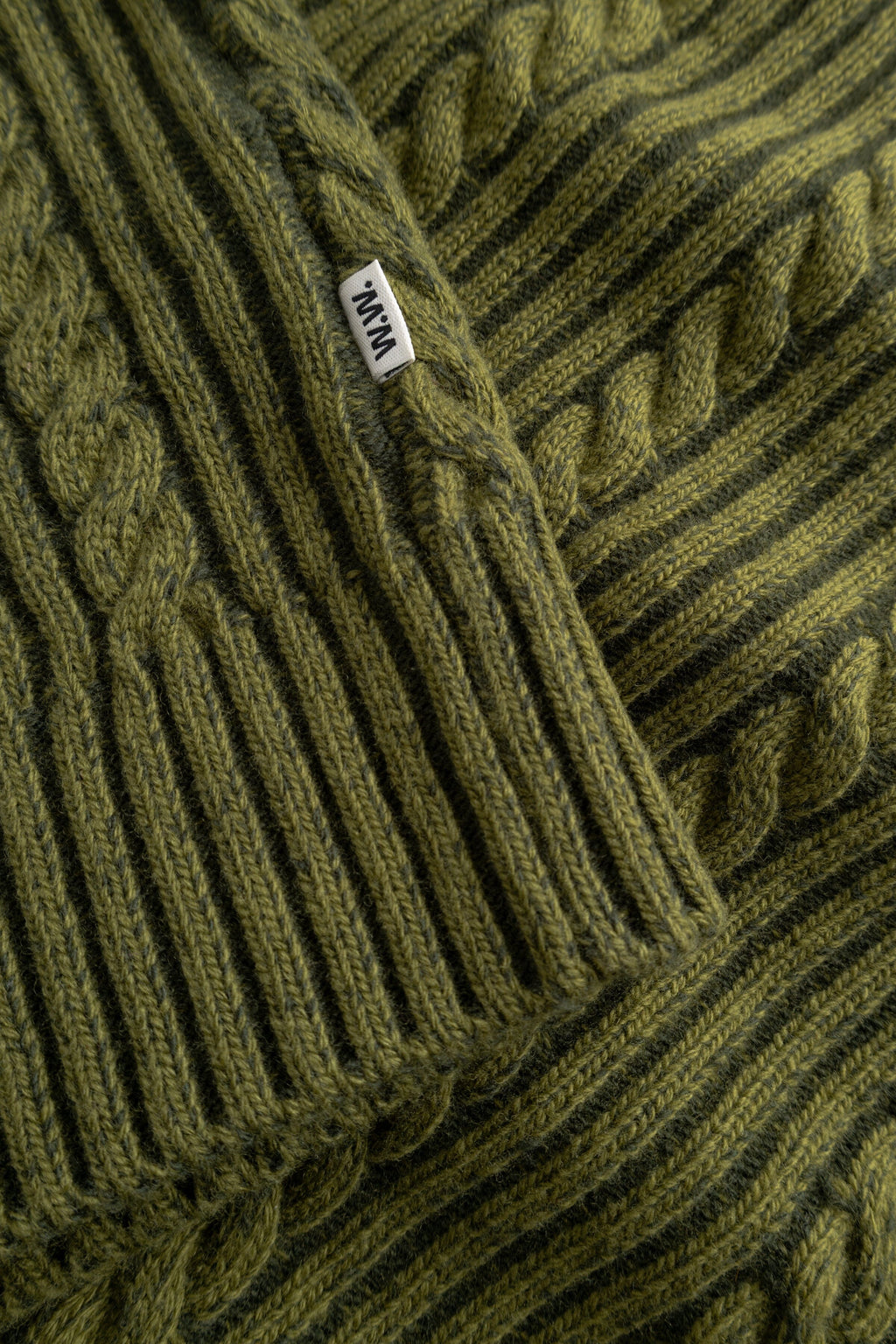 Wood Wood - Bram Zipper Cardigan 25472 - Deep Depths Melange Cardigan Wood Wood 
