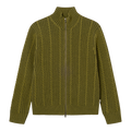Wood Wood - Bram Zipper Cardigan 25472 - Deep Depths Melange Cardigan Wood Wood 
