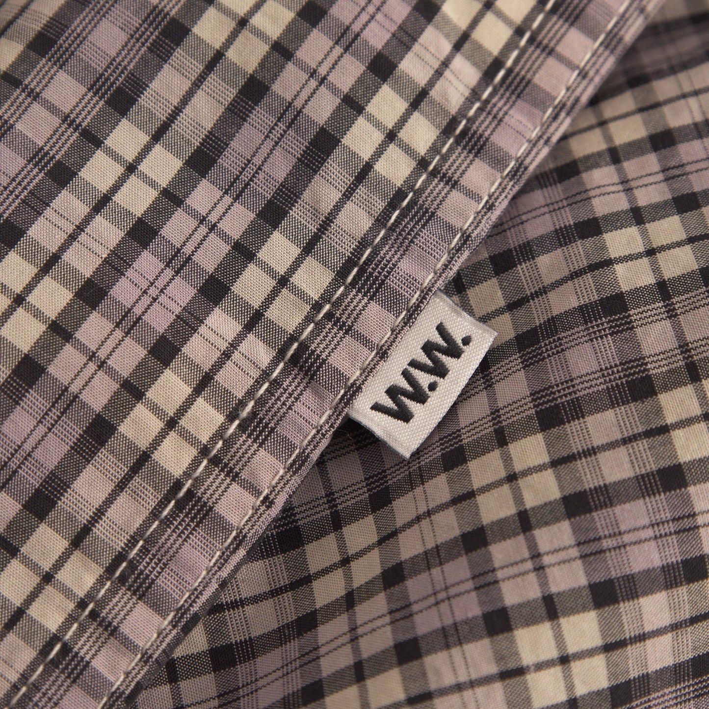 Wood Wood Carter Check Shirt - Minimal Grey Shirt Wood Wood 