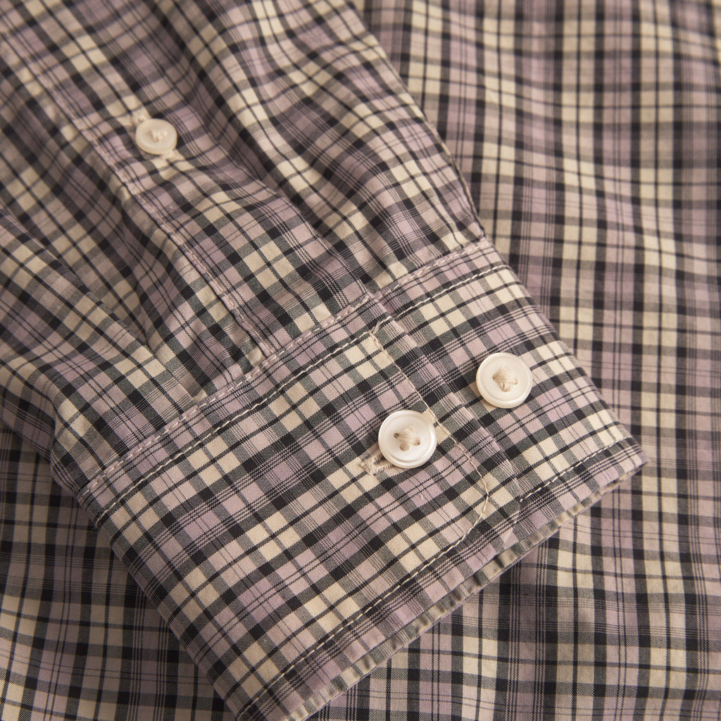 Wood Wood Carter Check Shirt - Minimal Grey Shirt Wood Wood 