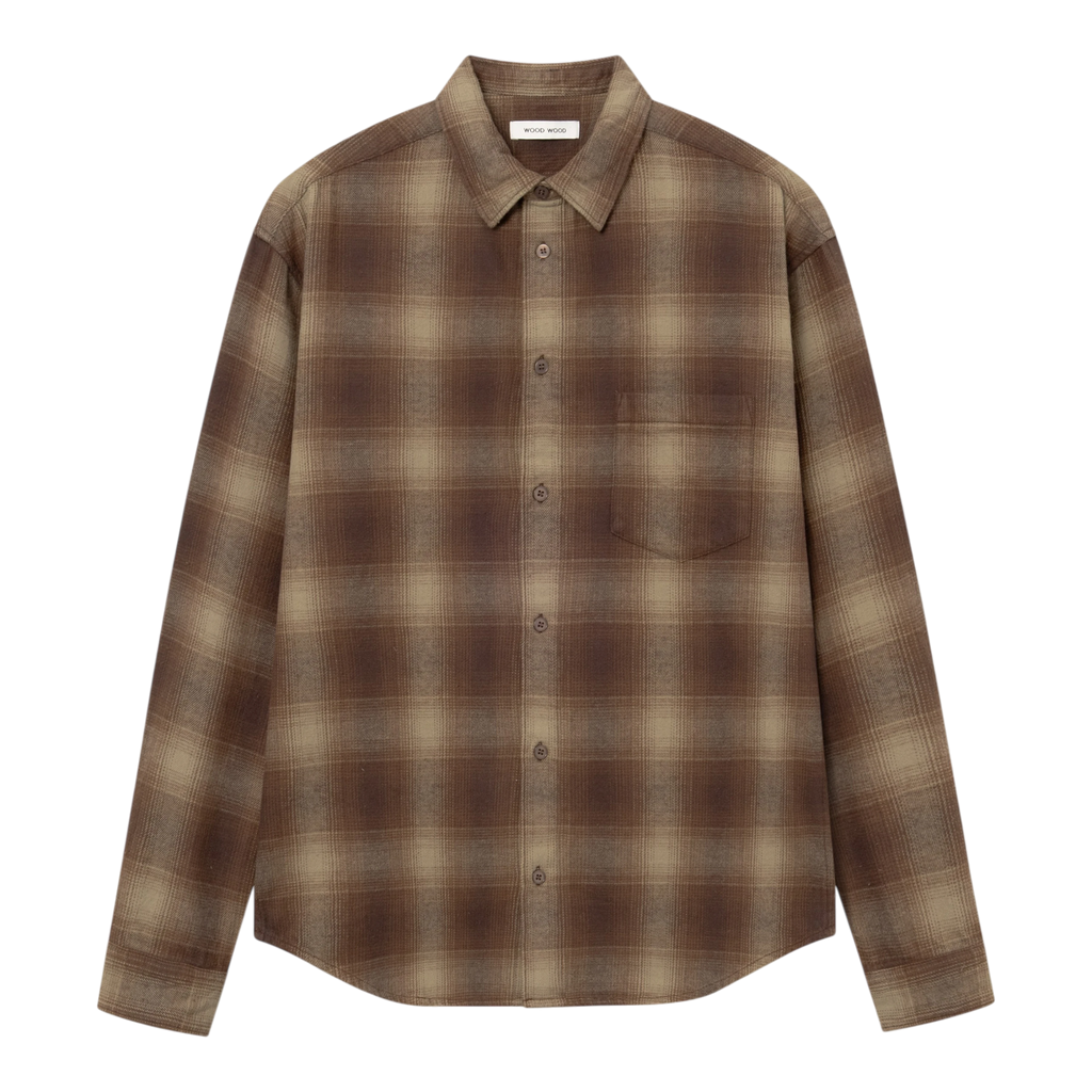 Wood Wood - Carter Shirt 25282 - Delicioso Check Skjorte Wood Wood 