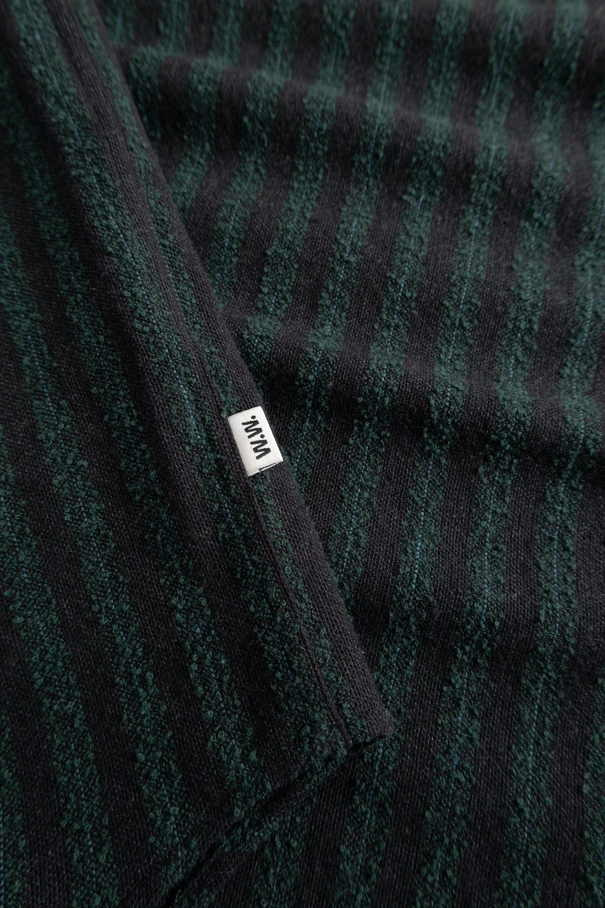 Wood Wood - Carter Shirt 25454 - Ultra Green Stripe Skjorte Wood Wood 