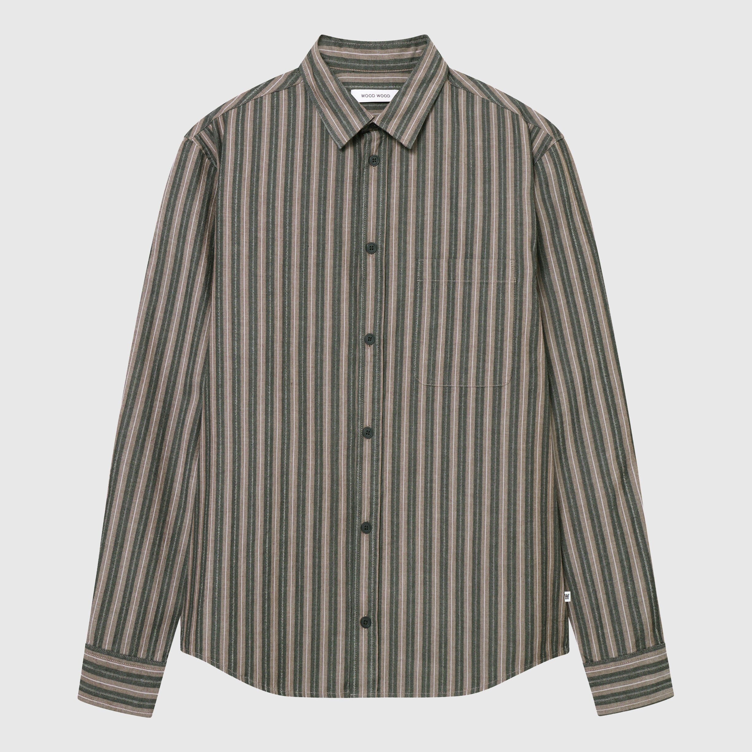 Wood Wood Carter Shirt - Decadent Chocolate Shirt Wood Wood 