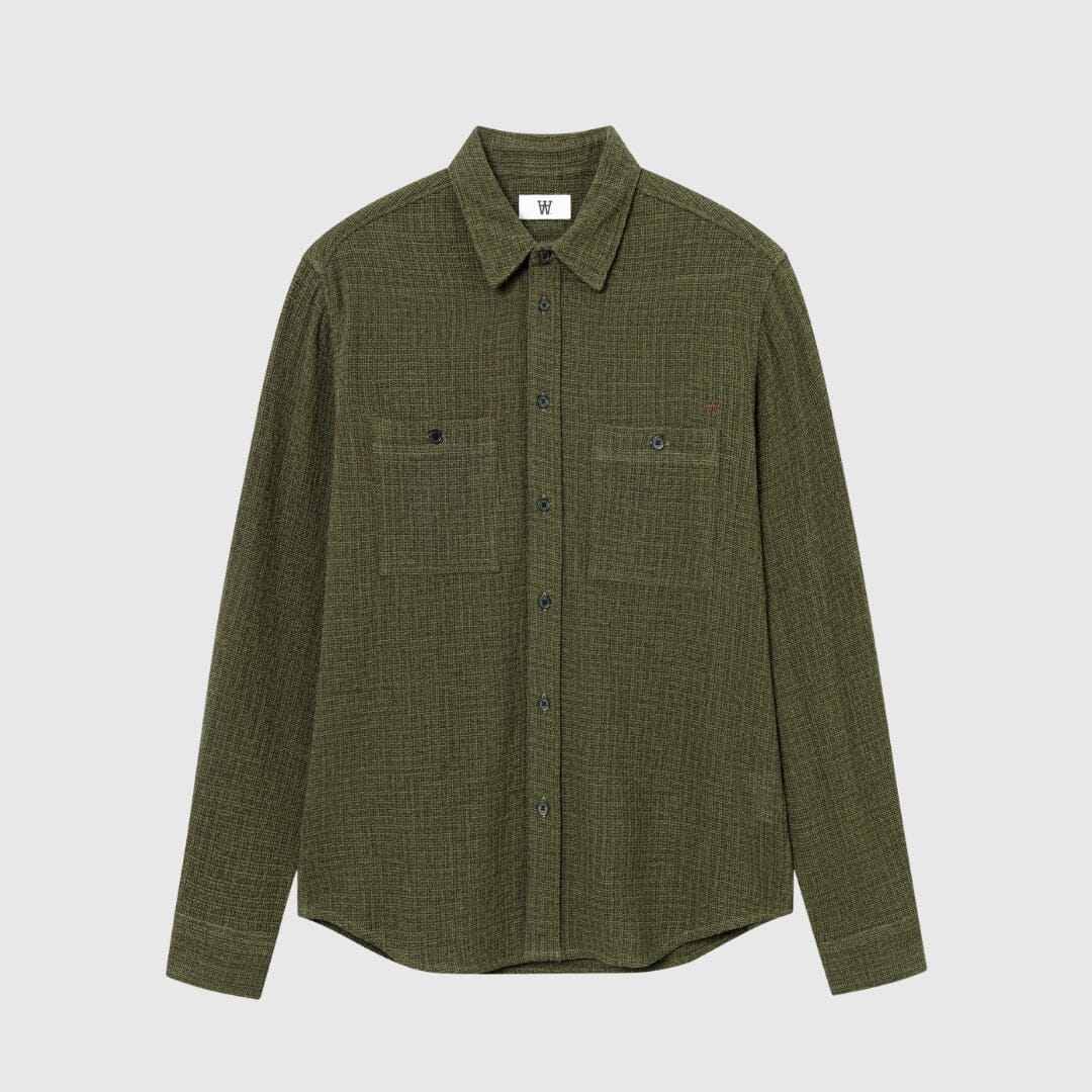 Wood Wood Cooper Shirt - Chocolate Bronze Shirt Wood Wood 