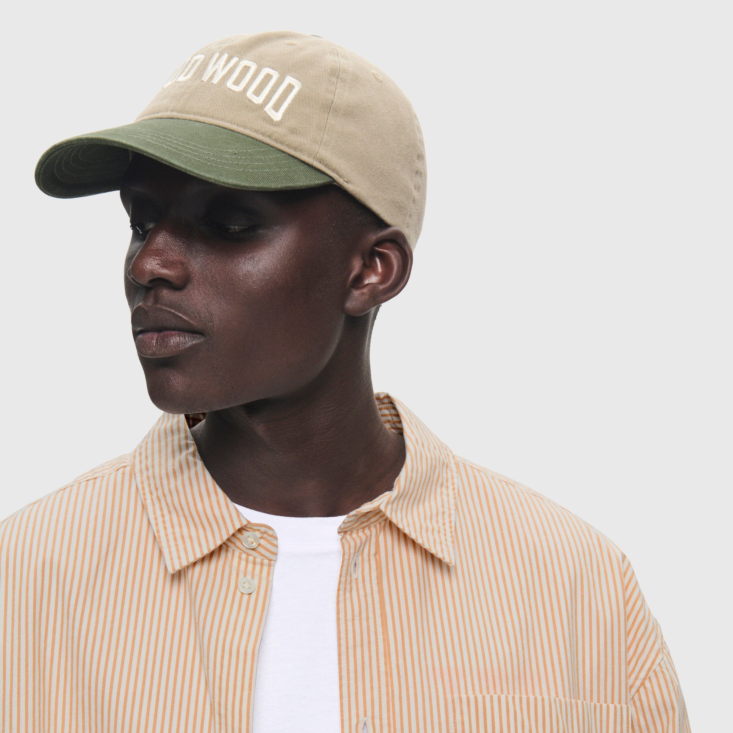 Wood Wood Double A Day Striped Shirt - Doe Shirt Wood Wood 