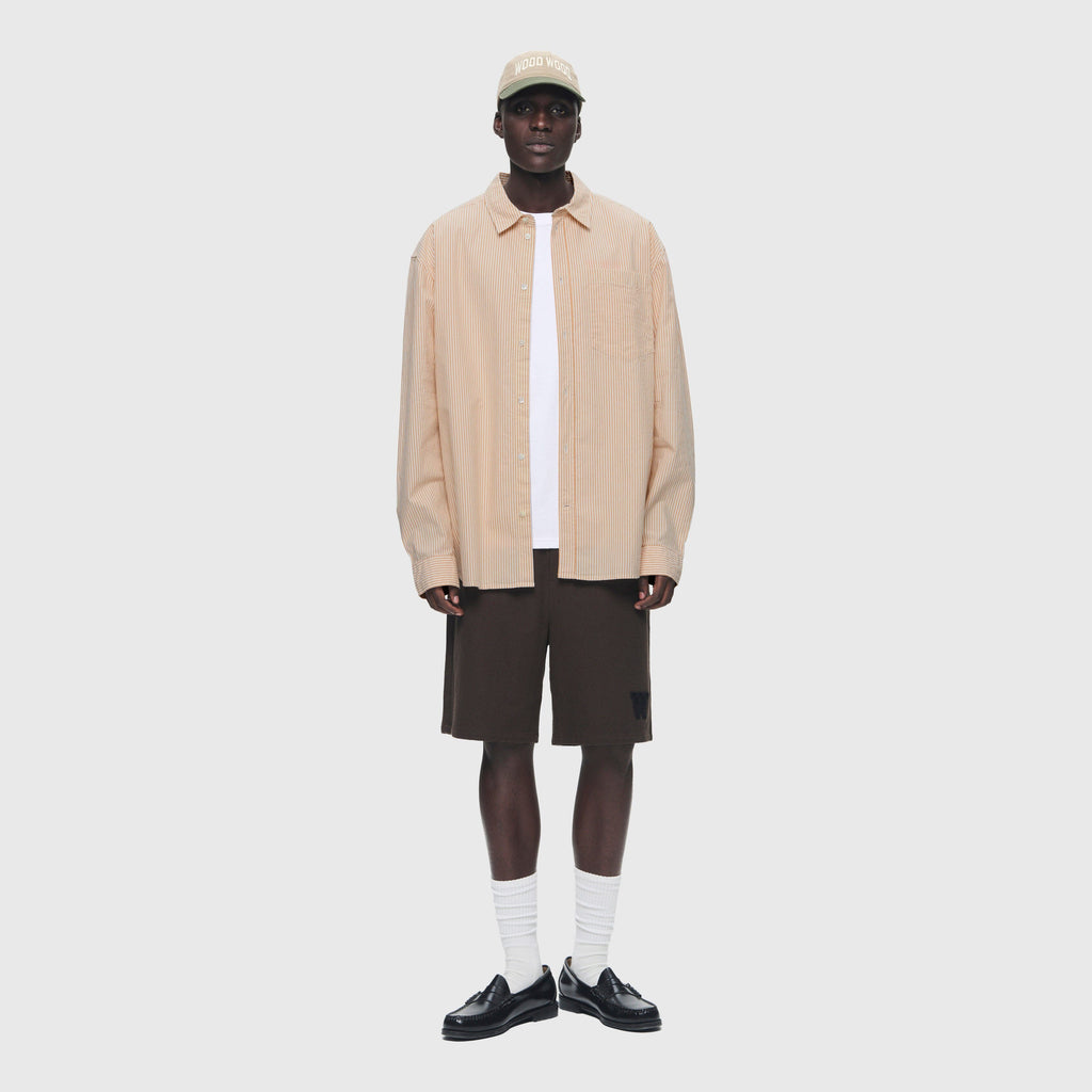 Wood Wood Double A Day Striped Shirt - Doe Shirt Wood Wood 