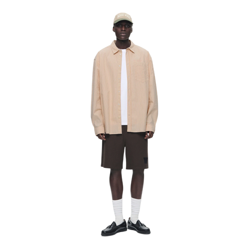 Wood Wood Double A Day Striped Shirt - Doe Shirt Wood Wood 