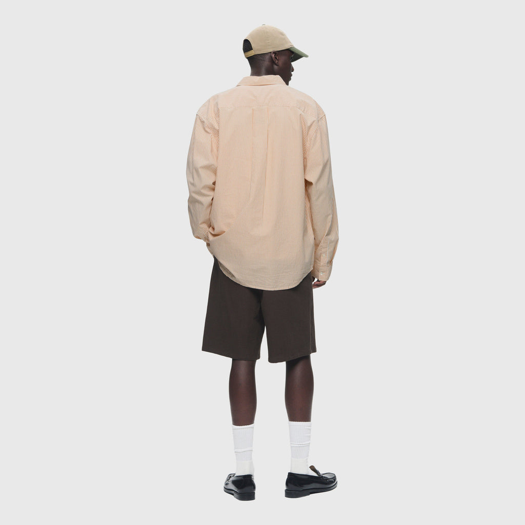 Wood Wood Double A Day Striped Shirt - Doe Shirt Wood Wood 