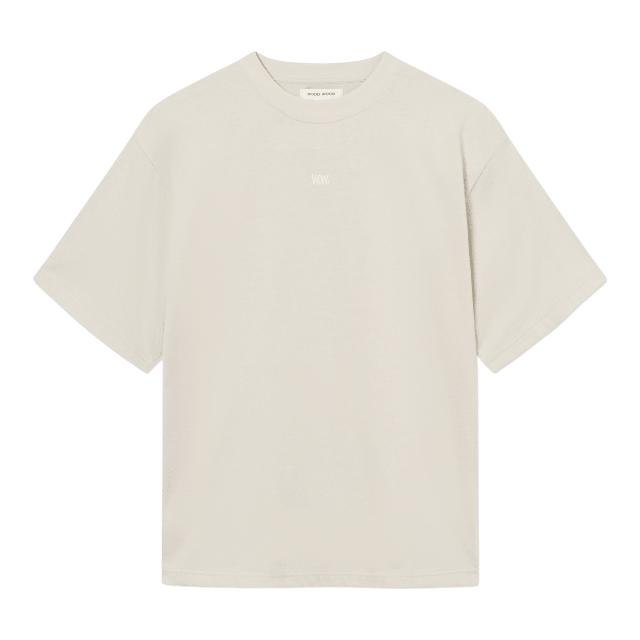 Wood Wood Gary Palm Tee - Silver Birch T-shirt Wood Wood 
