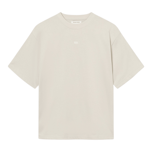 Wood Wood Gary Palm Tee - Silver Birch T-shirt Wood Wood 