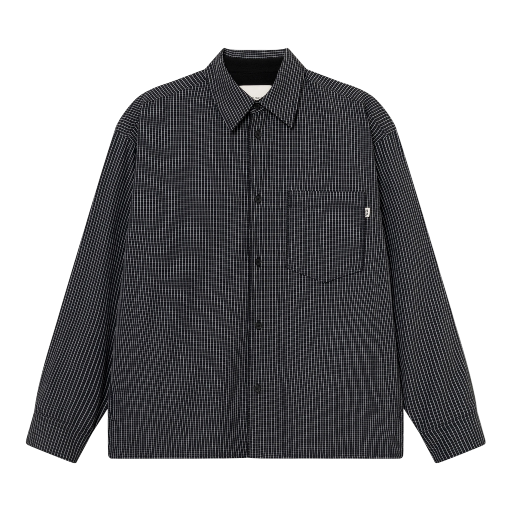 Wood Wood Kamse Shirt Jacket - Black Outerwear Wood Wood 