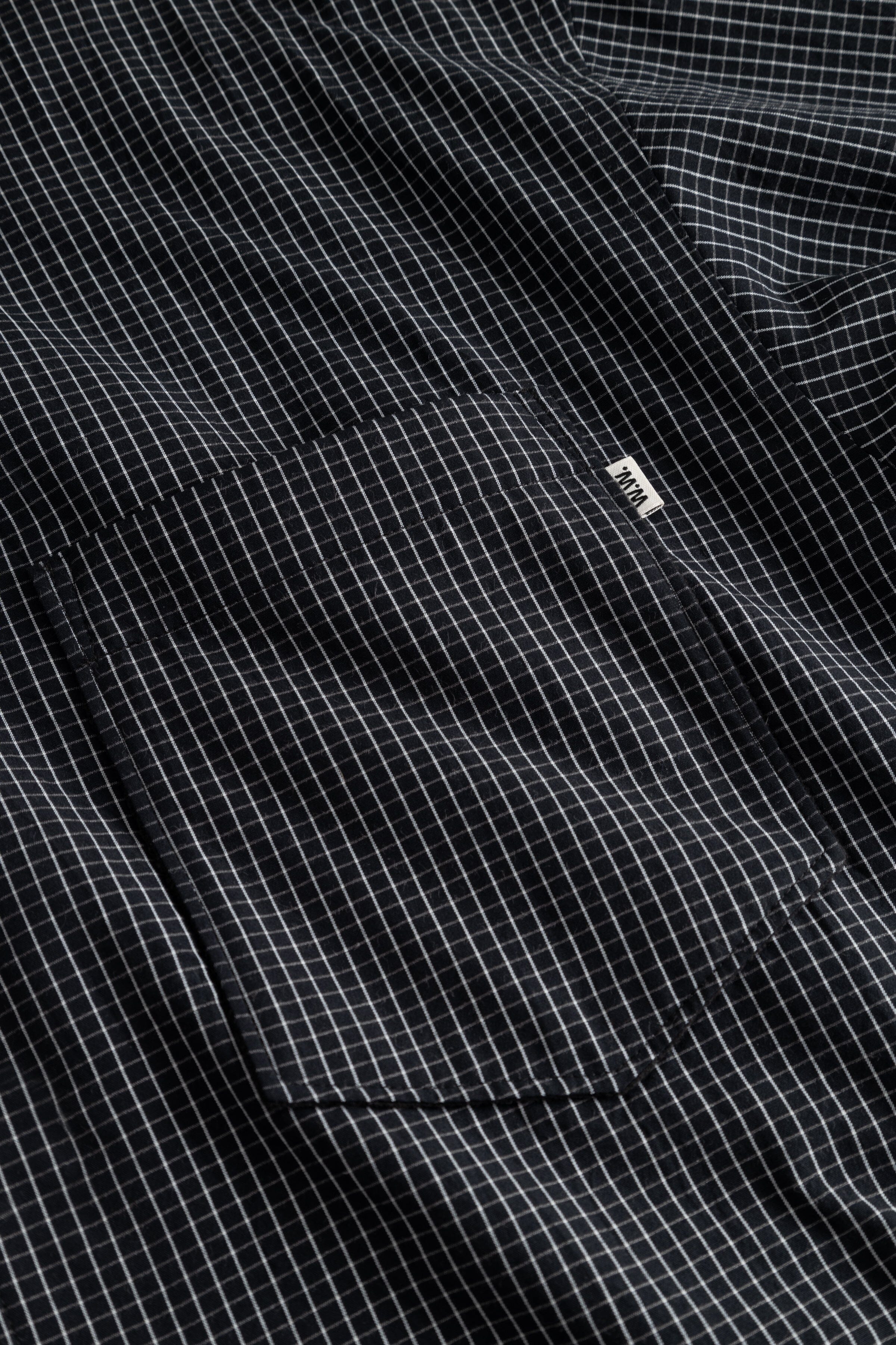 Wood Wood Kamse Shirt Jacket - Black Outerwear Wood Wood 