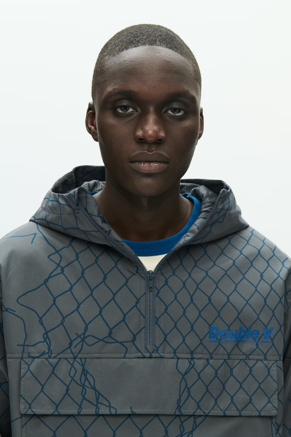 Wood Wood Kimbo Anorak - Navy Peony Outerwear Wood Wood 