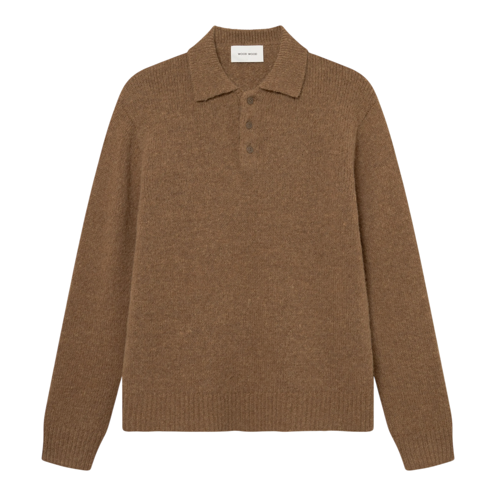 Wood Wood - Kimi Polo 25474 - Desert Palm Skjorte Wood Wood 