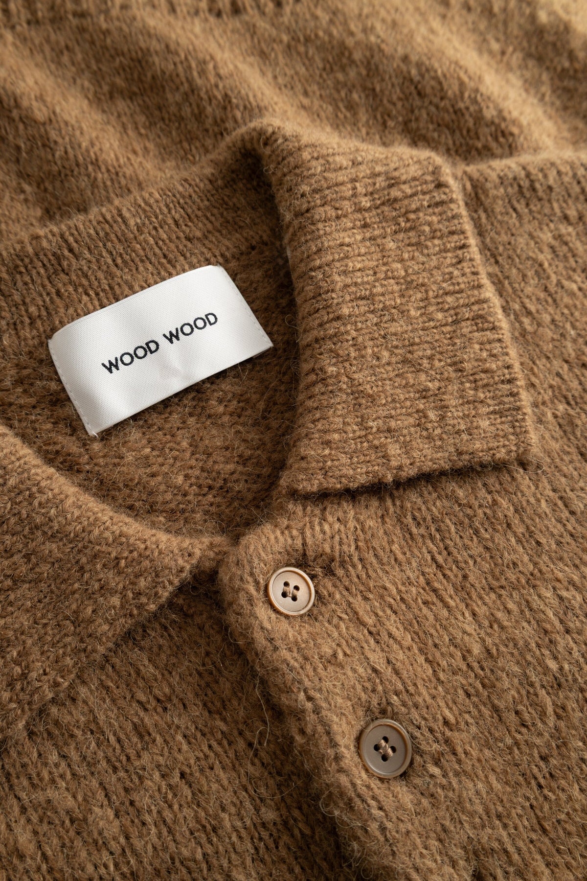 Wood Wood - Kimi Polo 25474 - Desert Palm Skjorte Wood Wood 