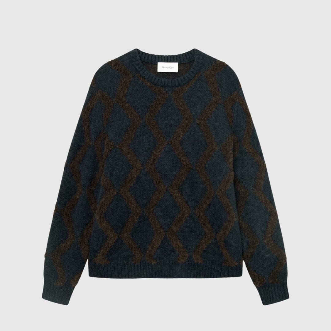 Wood Wood Kinan Crew Neck - Multi Knitwear Wood Wood 