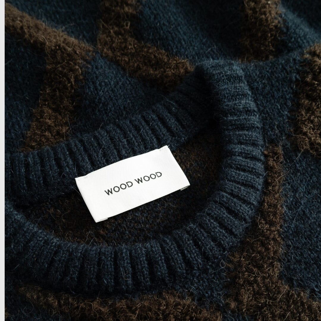 Wood Wood Kinan Crew Neck - Multi Knitwear Wood Wood 