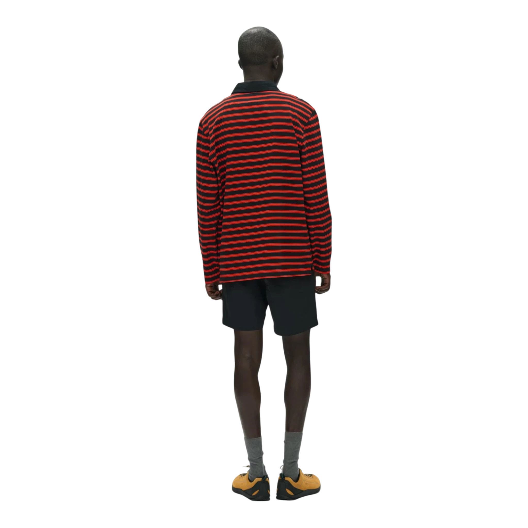 Wood Wood Landon Polo - Poinciana Stripe T-shirt Wood Wood 