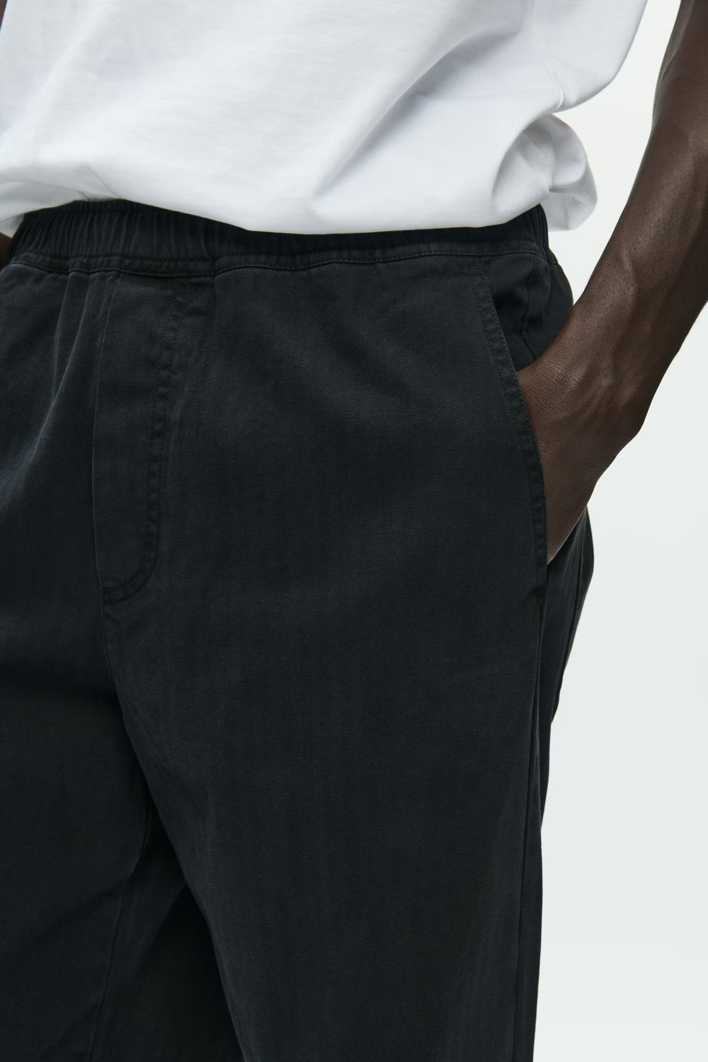 Wood Wood Lax Trousers - Black Pants Wood Wood 
