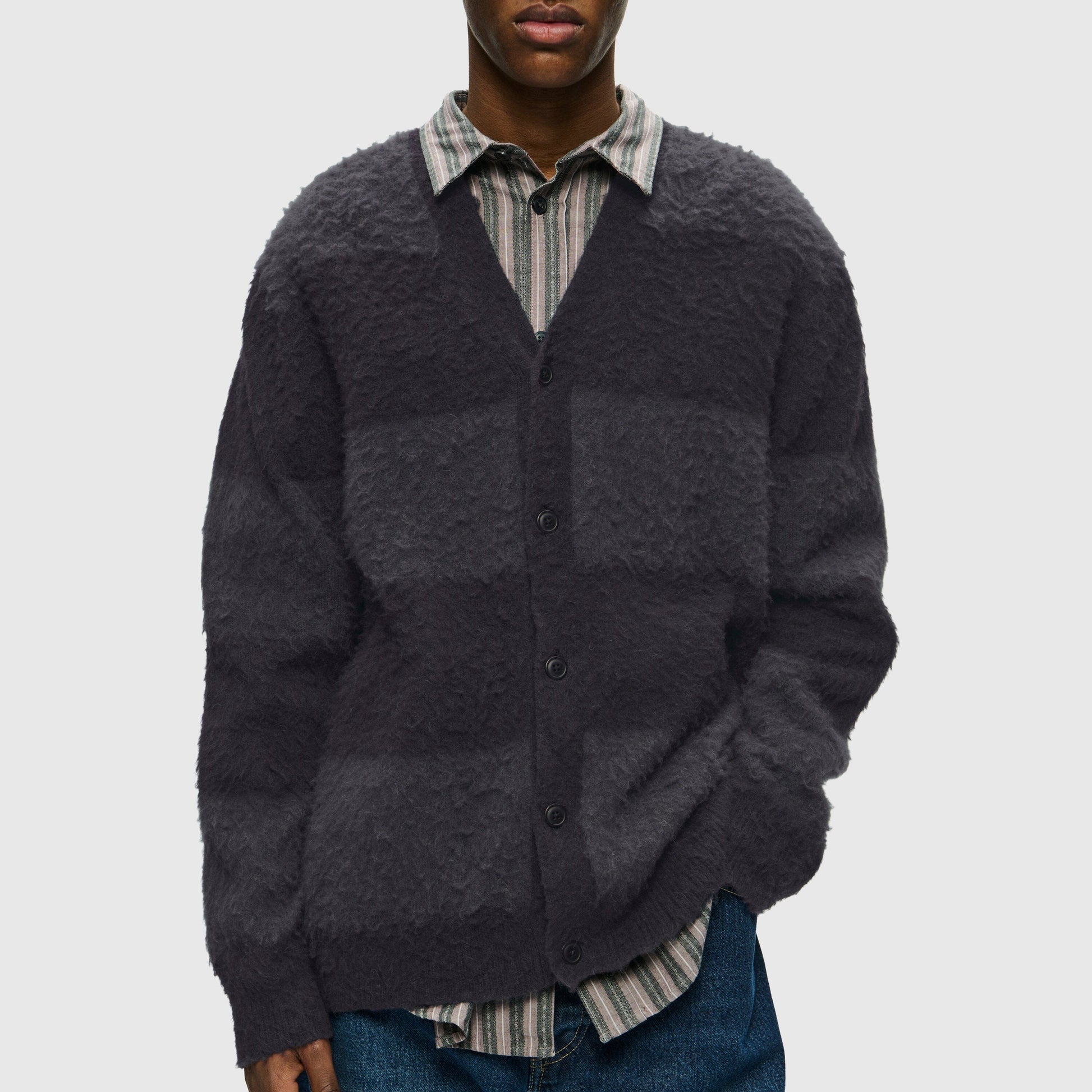 Wood Wood Levi Cardigan - Salute Stripe Knitwear Wood Wood 