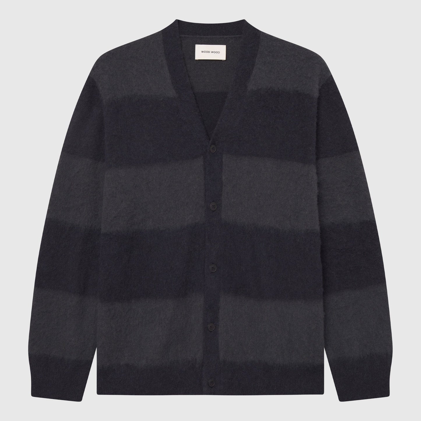 Wood Wood Levi Cardigan - Salute Stripe Knitwear Wood Wood 