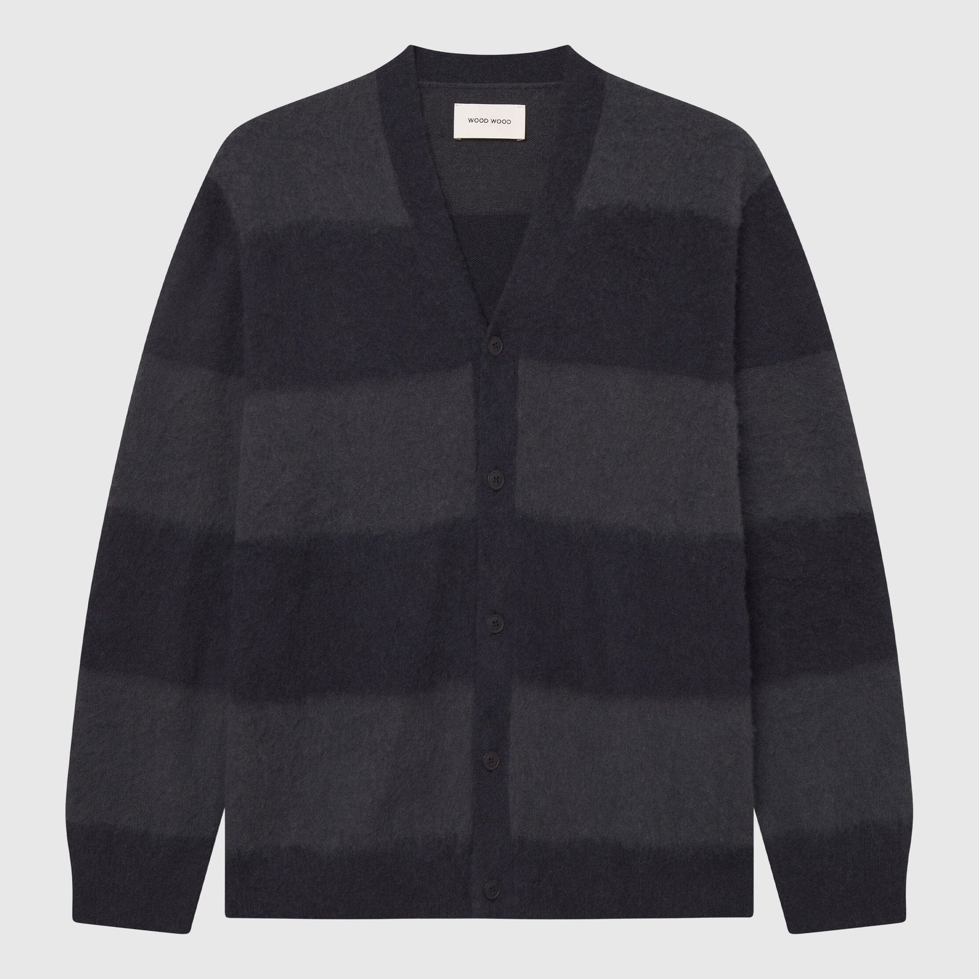 Wood Wood Levi Cardigan - Salute Stripe Knitwear Wood Wood 
