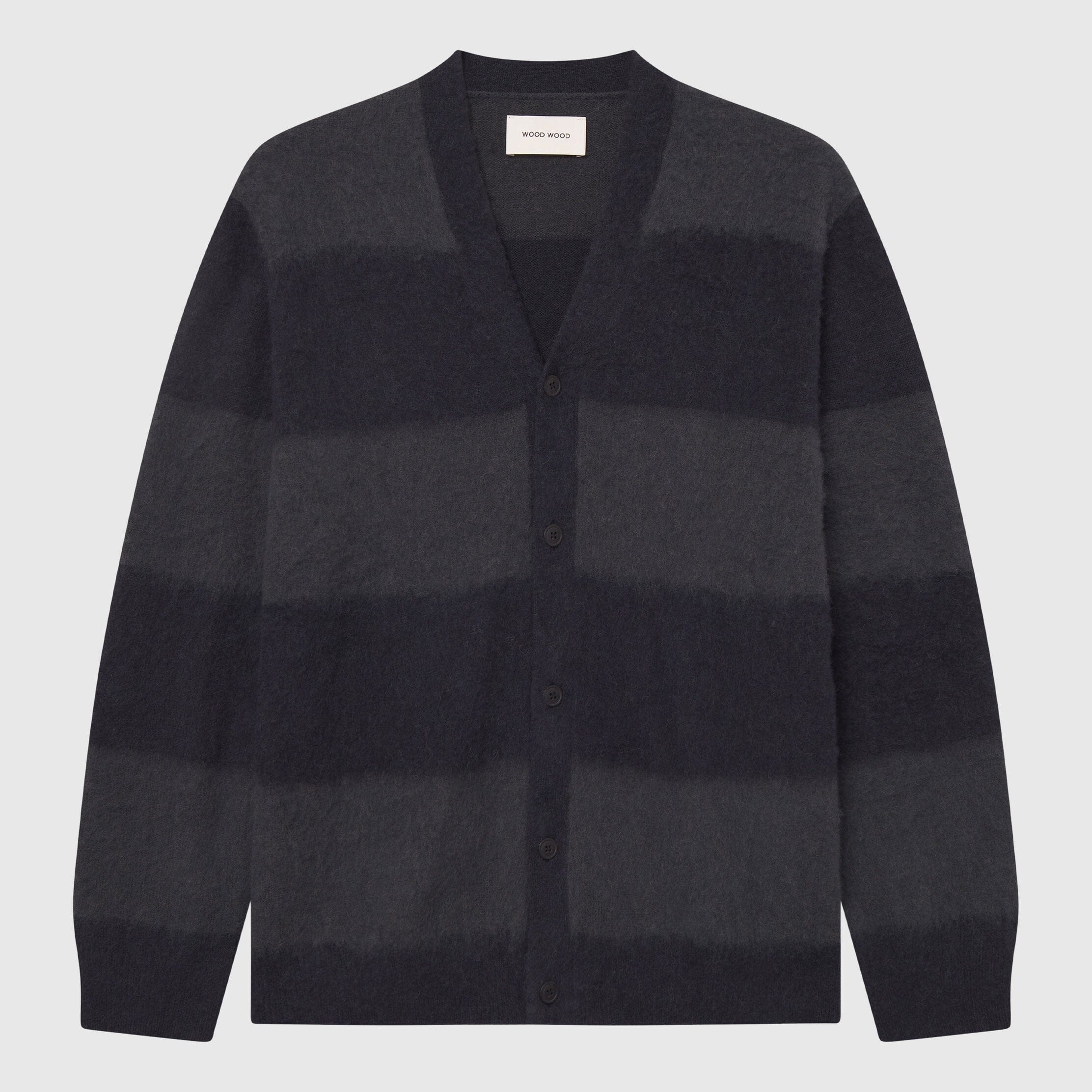 Wood Wood Levi Cardigan - Salute Stripe Knitwear Wood Wood 