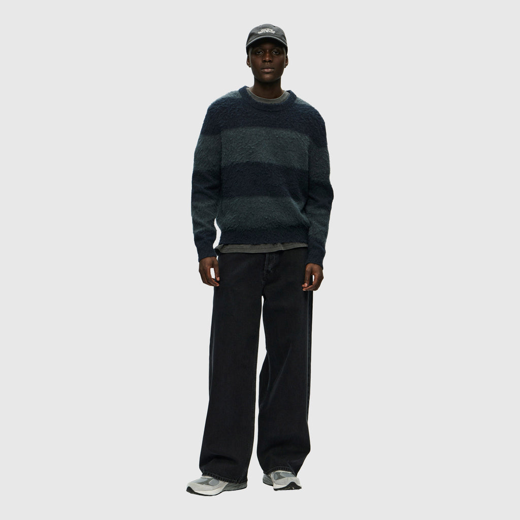 Wood Wood Levi Crew Neck - Salute Stripe Sweater Wood Wood 