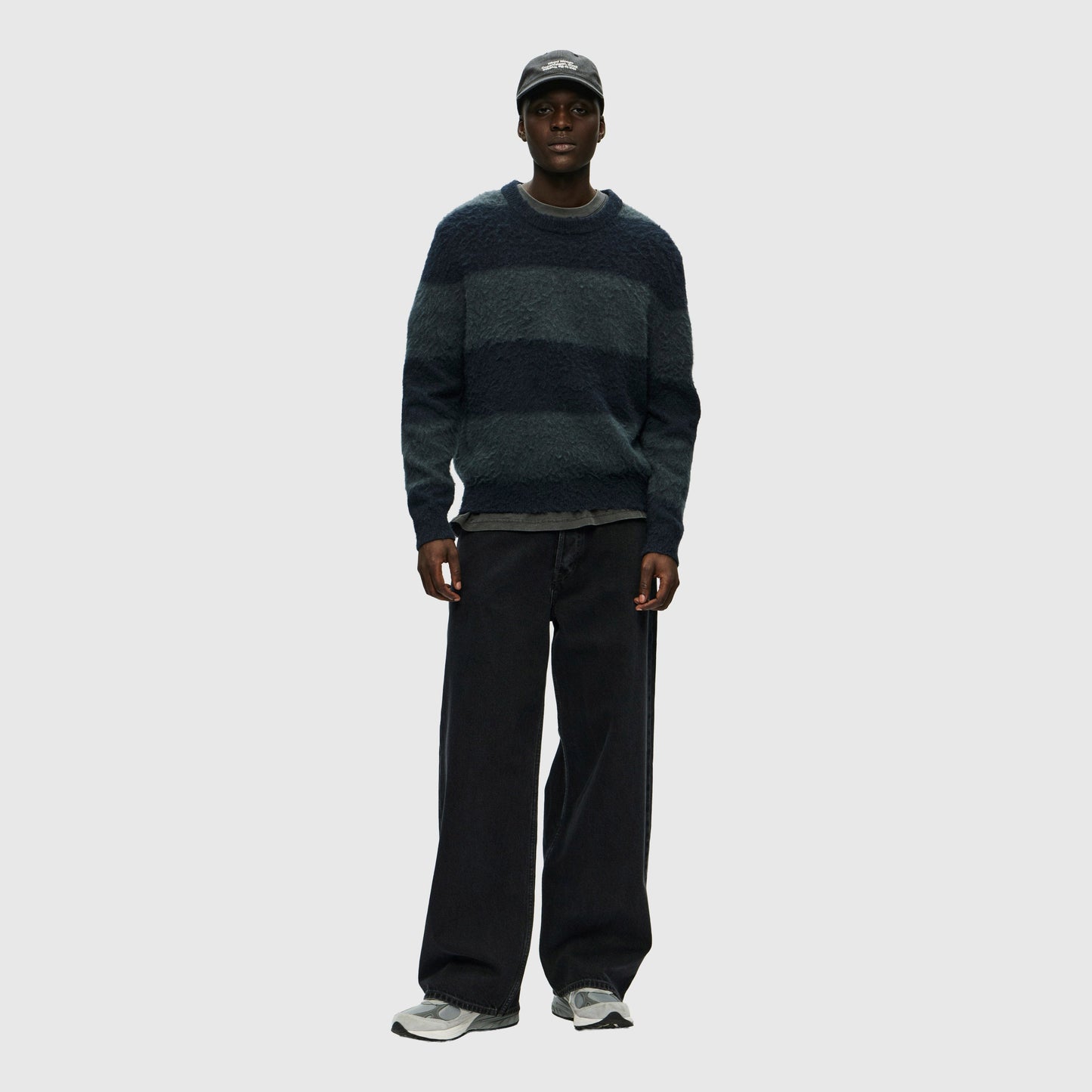 Wood Wood Levi Crew Neck - Salute Stripe Sweater Wood Wood 