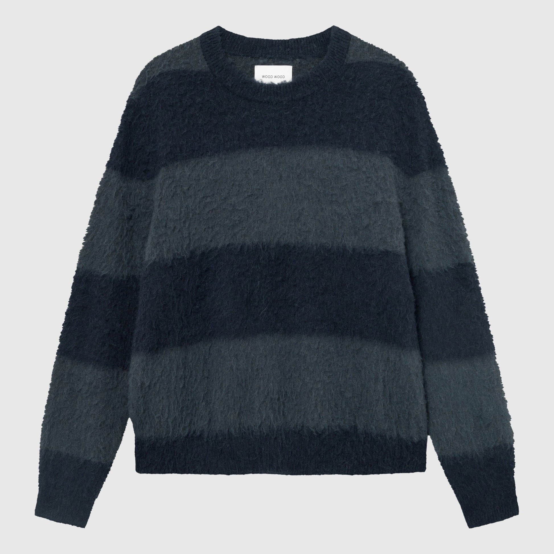 Wood Wood Levi Crew Neck - Salute Stripe Sweater Wood Wood 