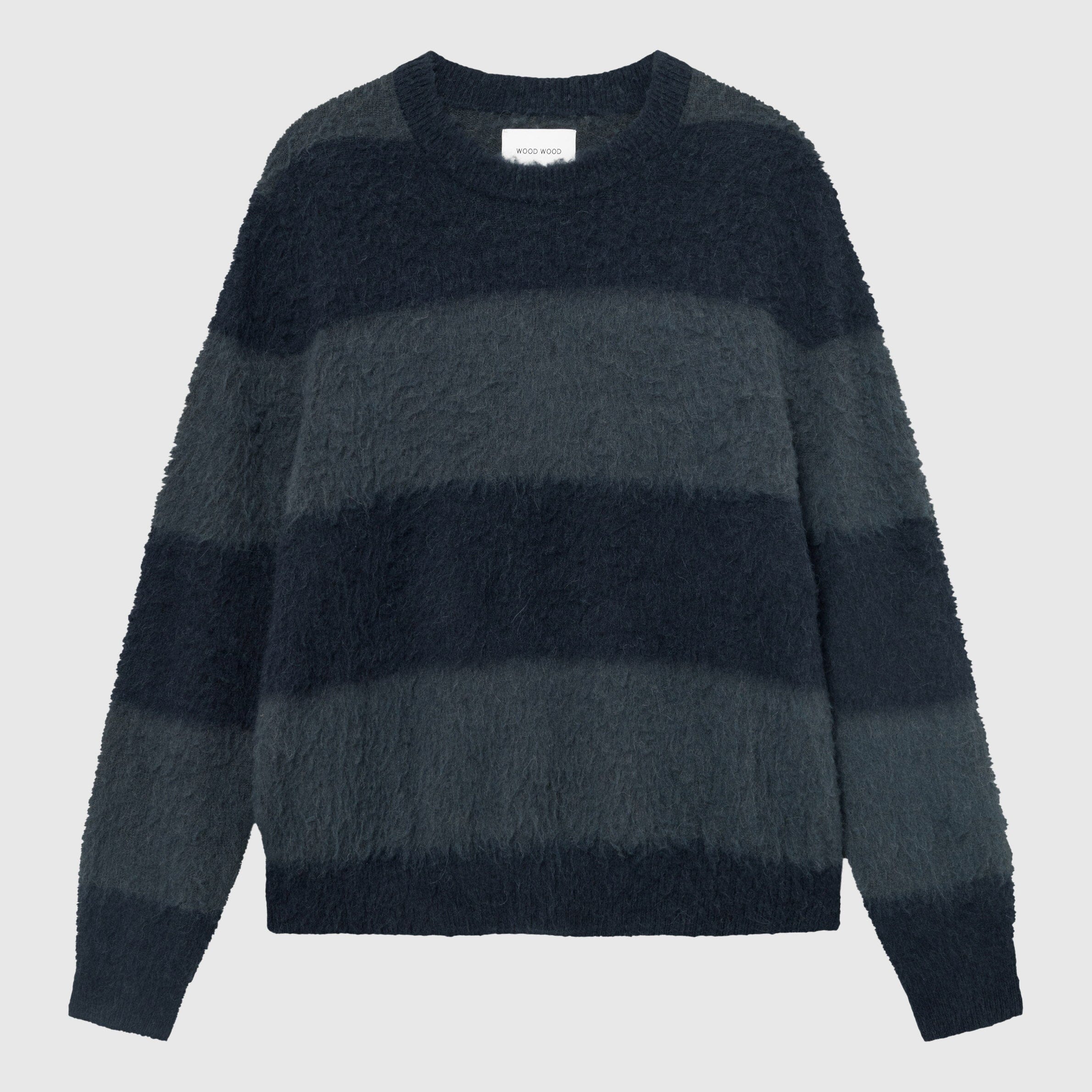 Wood Wood Levi Crew Neck - Salute Stripe Sweater Wood Wood 