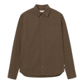 Wood Wood - Nico Shirt 25391 - Desert Palm Check Skjorte Wood Wood 