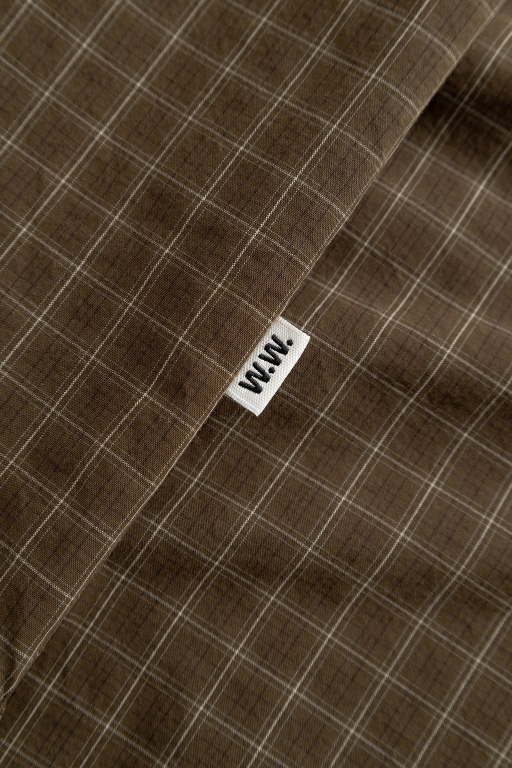 Wood Wood - Nico Shirt 25391 - Desert Palm Check Skjorte Wood Wood 