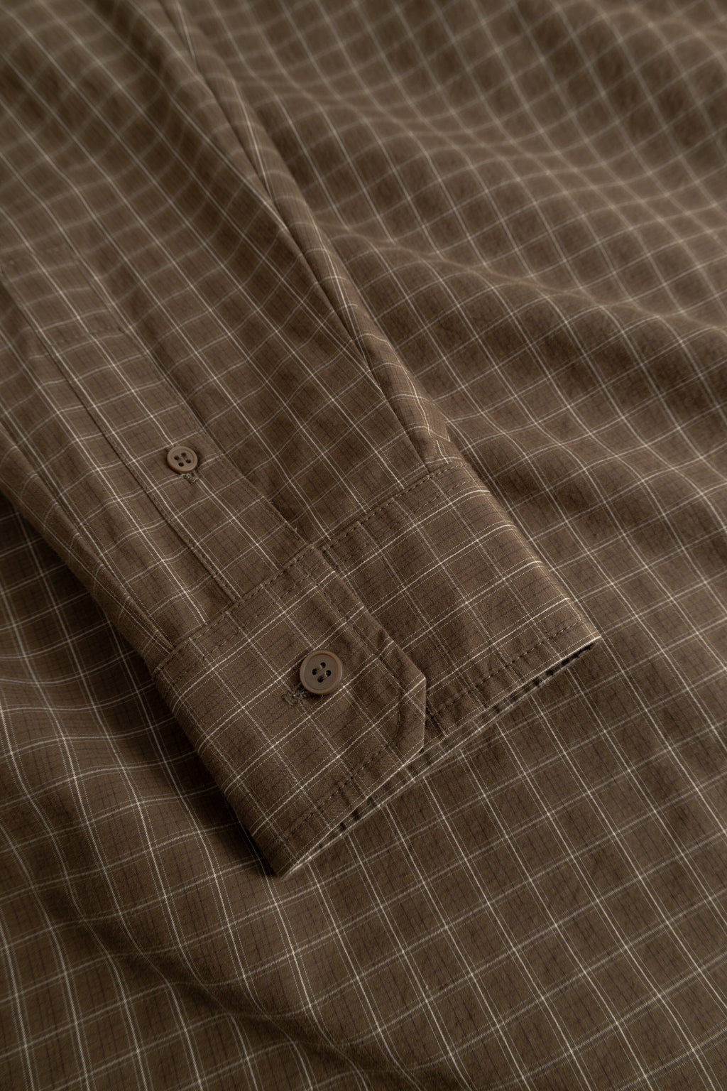 Wood Wood - Nico Shirt 25391 - Desert Palm Check Skjorte Wood Wood 