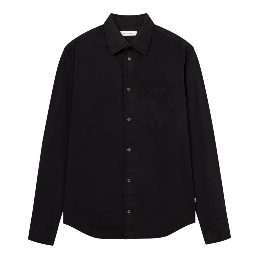 Wood Wood Nico Shirt - Black Shirt Wood Wood 