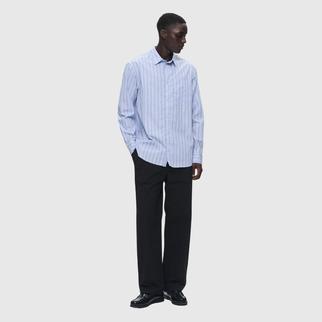 Wood Wood Nico Shirt - Chambray Blue Shirt Wood Wood 