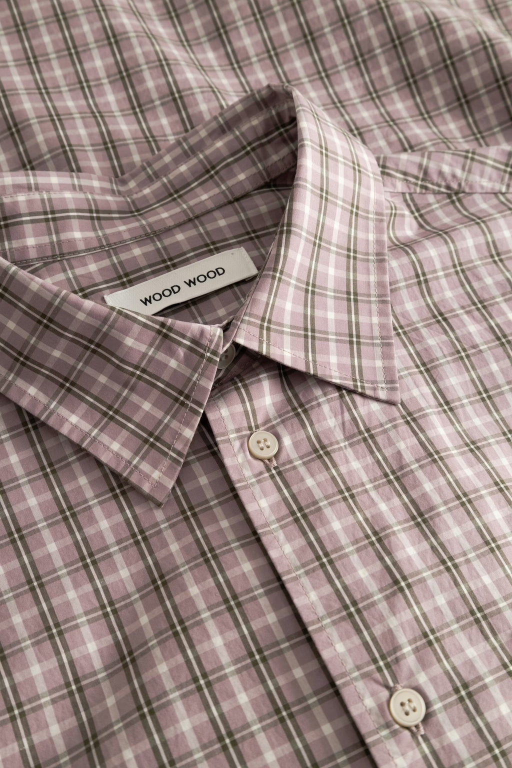 Wood Wood Nico Shirt - Elderberry Check Shirt Wood Wood 