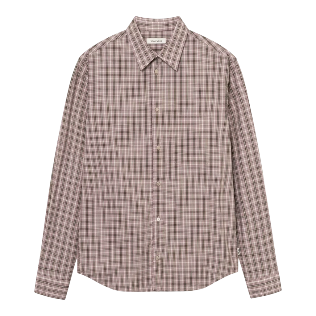 Wood Wood Nico Shirt - Elderberry Check Shirt Wood Wood 