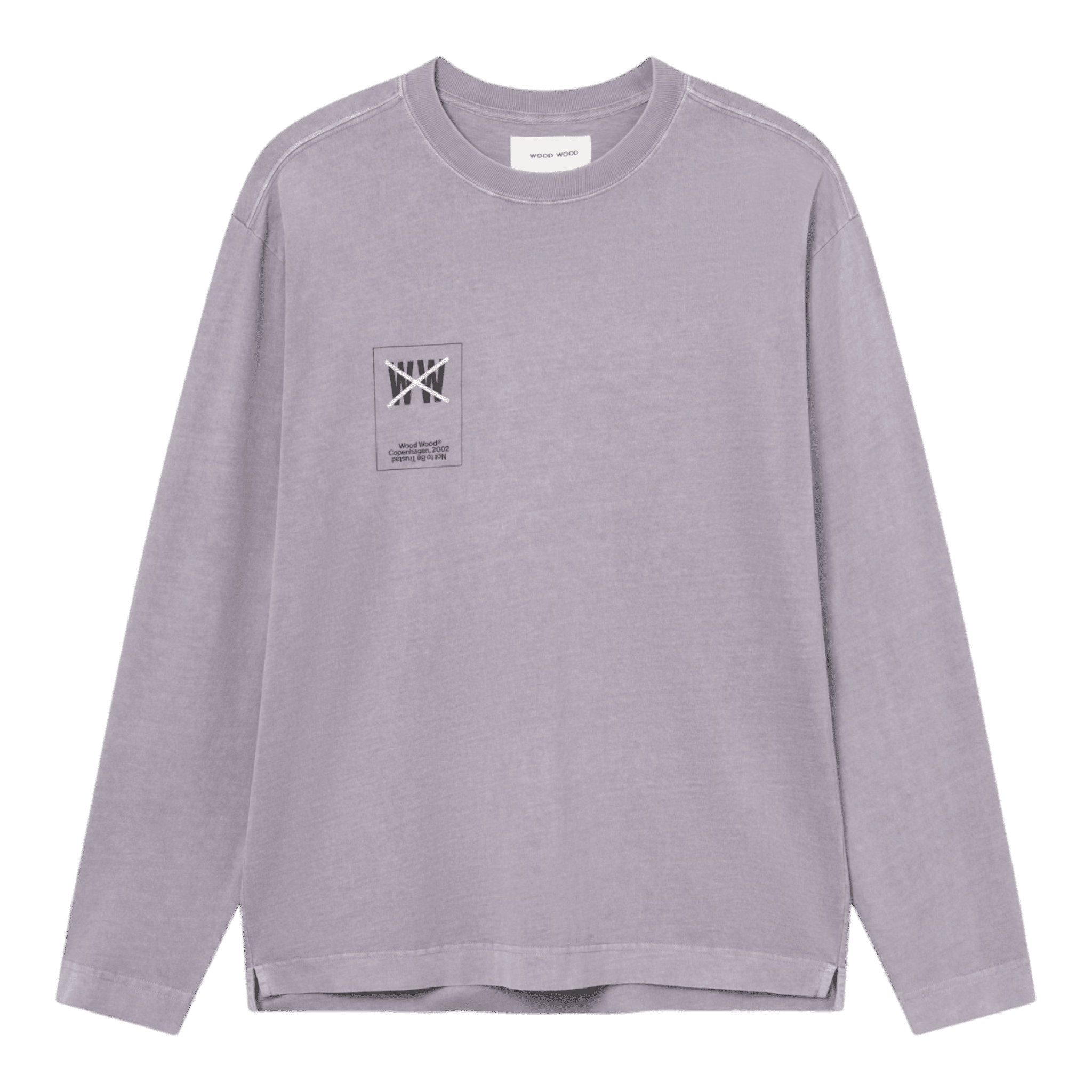 Wood Wood Ryan Taxi LS Tee - Minimal Gray T-shirt Wood Wood 