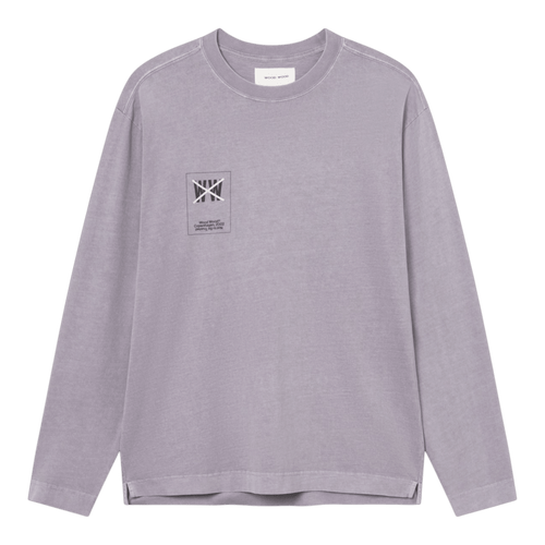 Wood Wood Ryan Taxi LS Tee - Minimal Gray T-shirt Wood Wood 