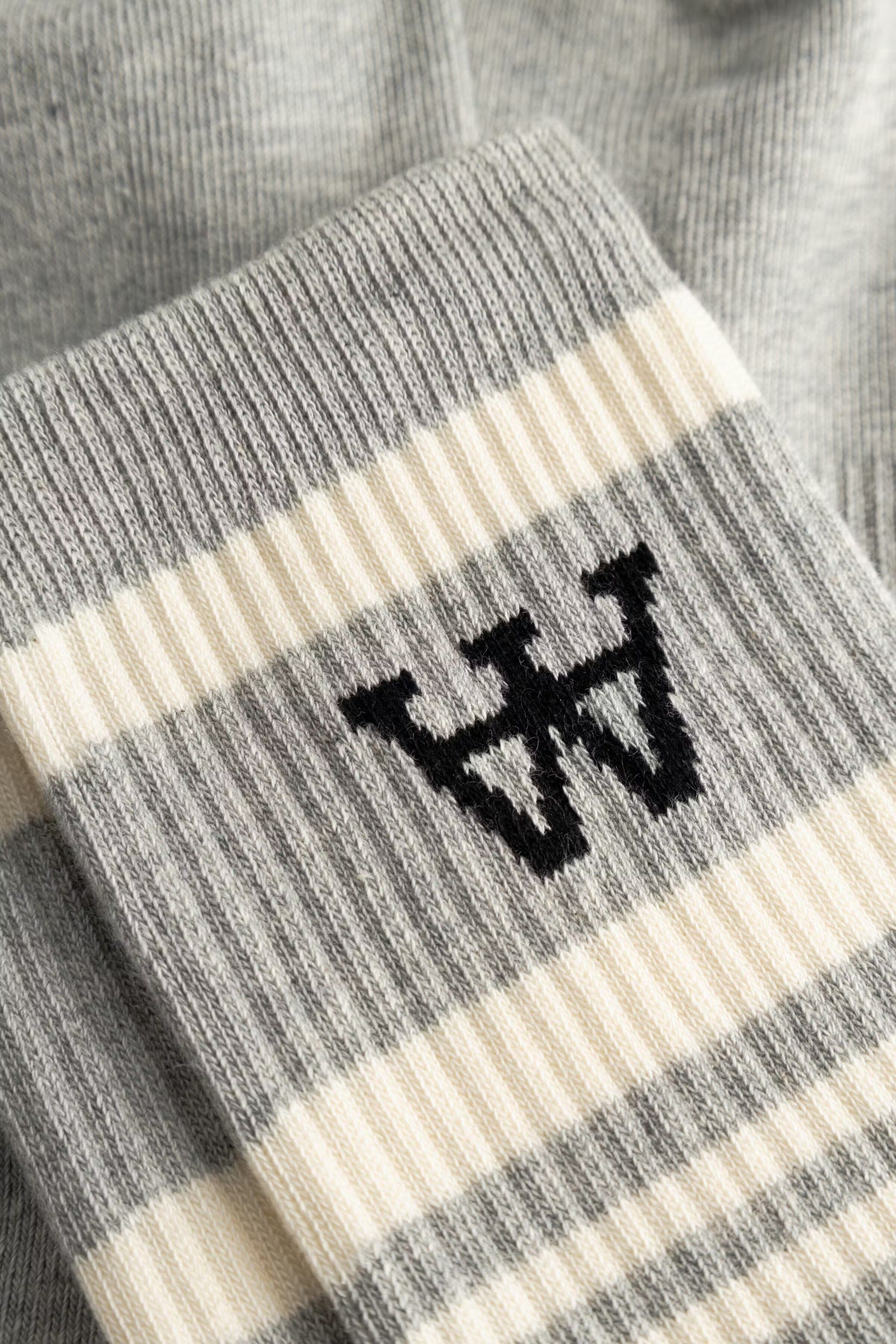 Wood Wood Ryder 2 Pack Sock - Turtledove/Blue+Grey Mel/White Socks Wood Wood 