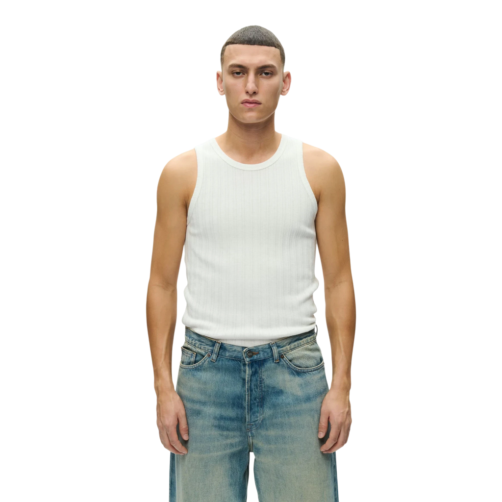 Wood Wood Tank Top - Marshmallow Top Wood Wood 