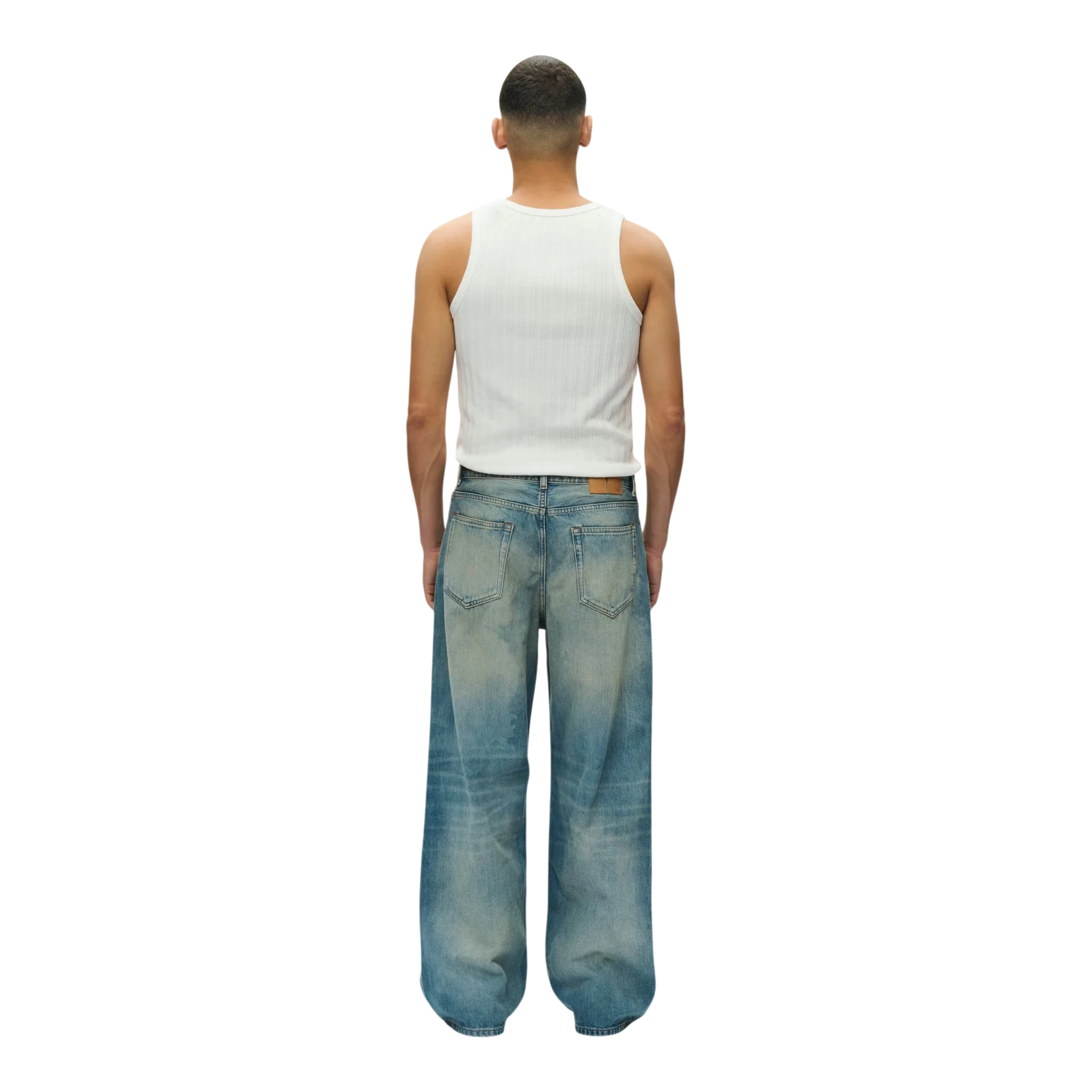 Wood Wood Tank Top - Marshmallow Top Wood Wood 