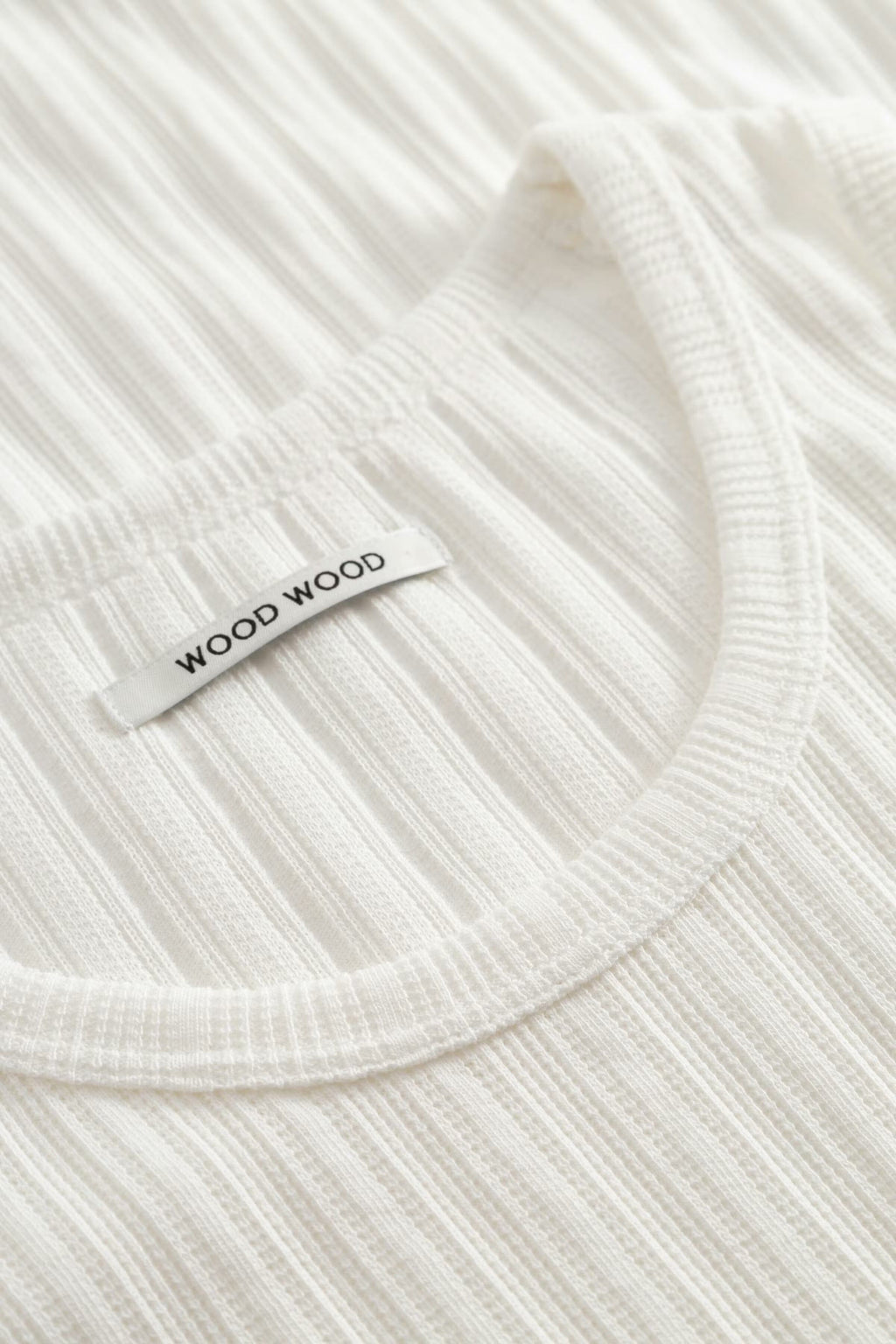 Wood Wood Tank Top - Marshmallow Top Wood Wood 