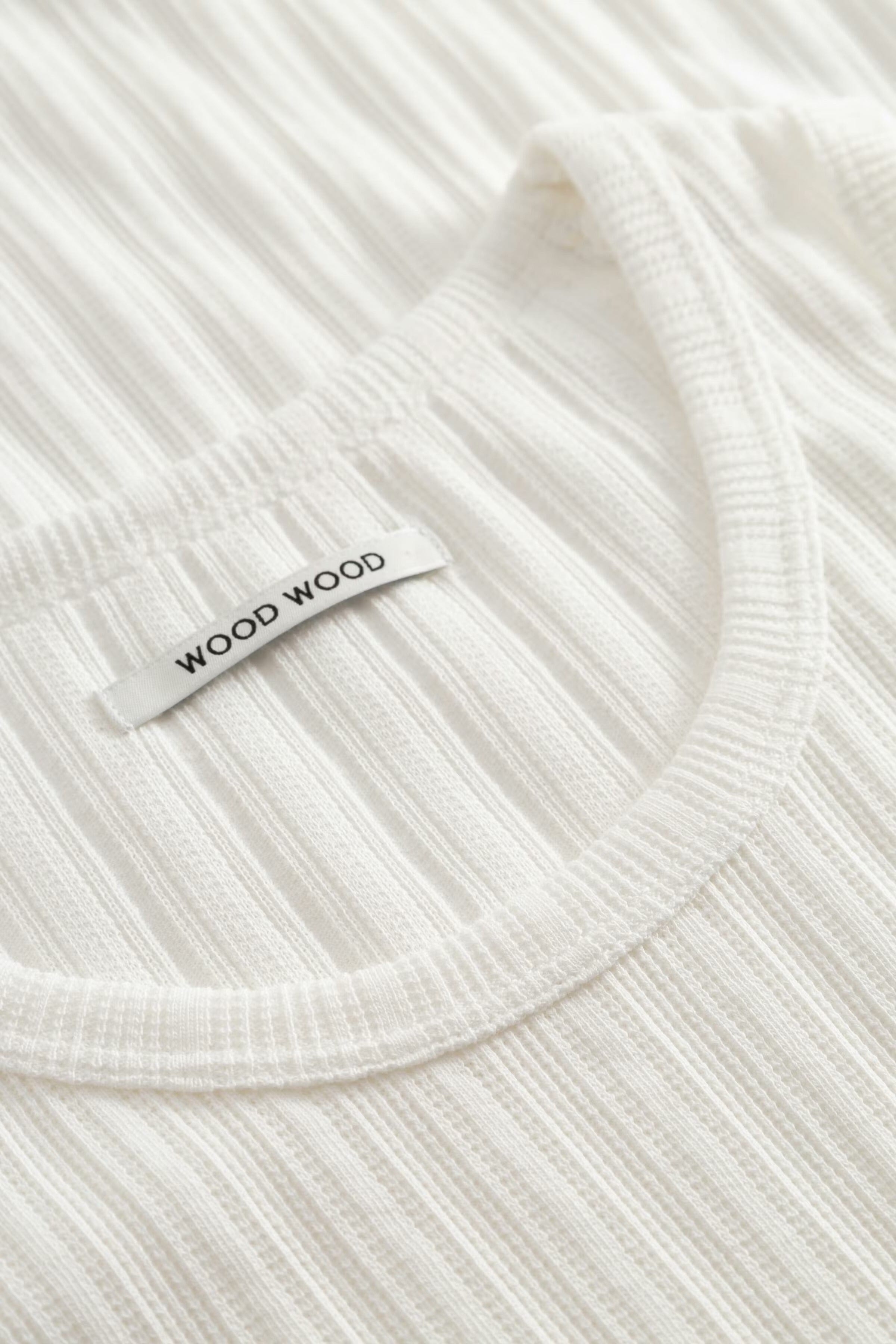 Wood Wood Tank Top - Marshmallow Top Wood Wood 