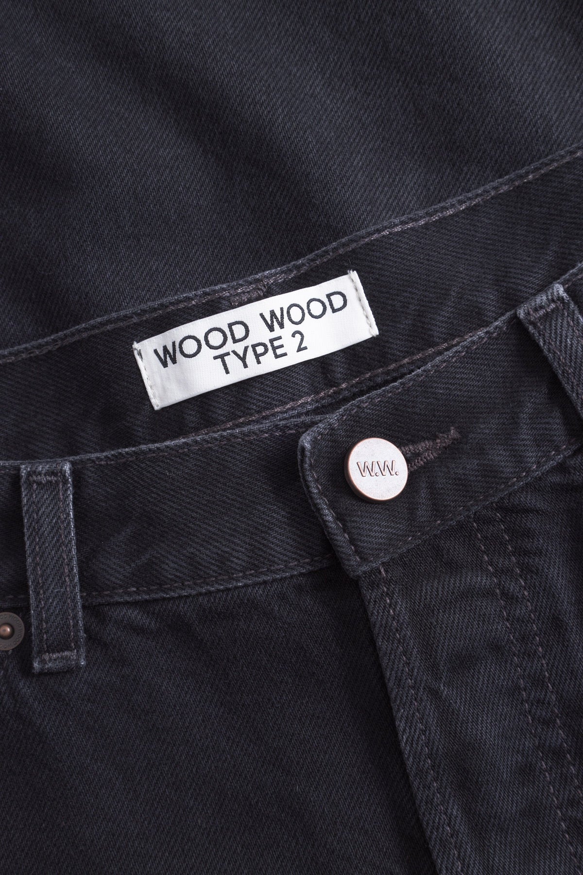Wood Wood - Type 2 Jeans 25243 - Black Slate Bukse Wood Wood 