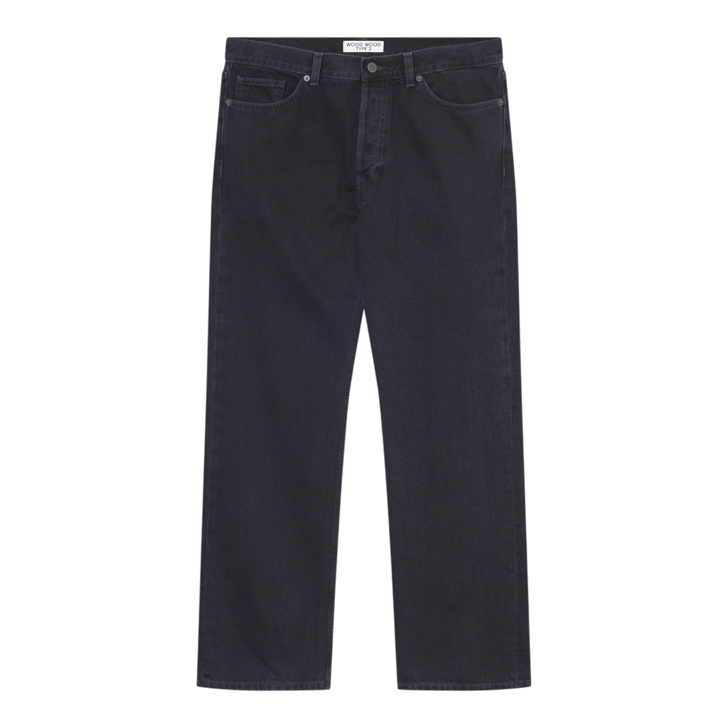 Wood Wood - Type 2 Jeans 25243 - Black Slate Bukse Wood Wood 