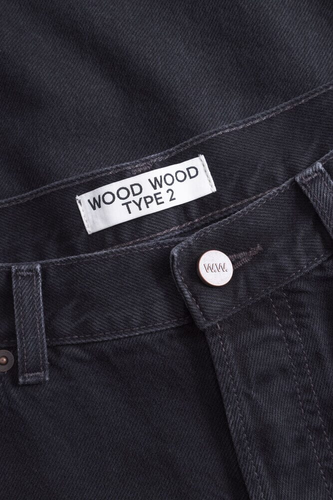 Wood Wood - Type 2 Jeans - Black Slate Bukse Wood Wood 